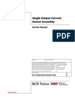 Single Output Current Sensor Assembly: Service Manual