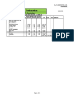 Building Estimation: BOQ SHEET - Coimbatore