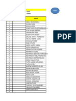 Format Nilai Pas Kelas 8B