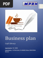 Business Plan Cafe Library