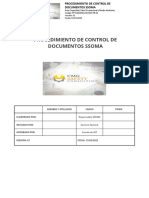 Procedimiento de Control de Documentos SSOMA