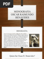 Monografia Oscar Raimundo Benavides