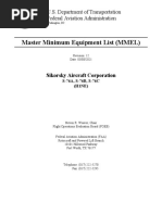 Master Minimum Equipment List (MMEL) : U.S. Department of Transportation Federal Aviation Administration