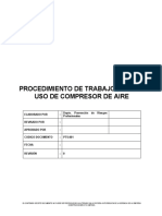 PTS Procedimiento Trabajo Con Compresor de Aire