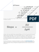 The Slope of A PH Sensor