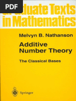 (Melvyn B. Nathanson) Additive Number Theory The C