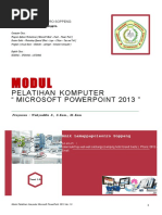 Modul Pelatihan Komputer Quot Microsoft Powerpoint 2013 Quot Ver 10 PDF Free