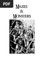 Mazes & Monsters Rulebook