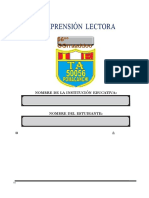 Evaluaciones Tipo ECE Comprensión Lectora de 6