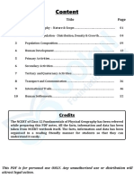 Notes On Fundamentals of Human Geography Ncert 12 Sample