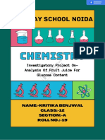 Chemistry Holiday Homework