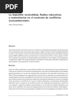 La Imposible Neutralidad. Radios Educativas y Comunitarias en El Contexto de Conflictos Socioambientales