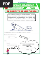 El Momento de Una Fuerza para Primero de Secundaria