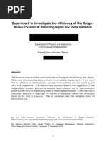 Geiger Counter Example Report 1