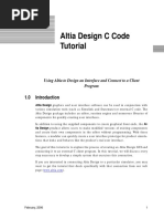 Altia Design C Code Tutorial