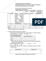 Template Informasi PLB3 Untuk Penyimpanan LB3 (Non Medis)