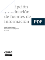 Fuentes de Información I - Módulo 2 - Descripción y Evaluación de Fuentes de Información