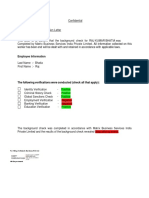 Background Check Attestation Letter Template