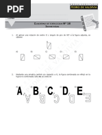 18 Cuaderno de Ejercicios N 18 Isometr°as