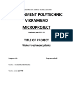 Evs Microproject 3rd Year