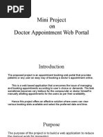 Mini Project Doctor Appointment Web Portal