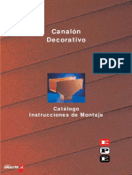 Catalogo Canalon Decorativo Trapecial