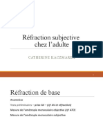 Réfraction Subjective Adulte EL