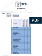 Fiche Absence A