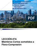 Lección 7A - Miembros Sometidos A Flexo-Compresión