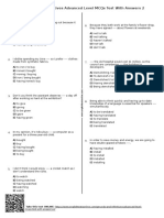 912 - Gerunds and Infinitives Advanced Level Mcqs Test With Answers 2