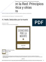 H. Hedin, Seducidos Por La Muerte - Inicio - BioeticaWeb, La Mayor Base de Datos de Artículos de Bioética