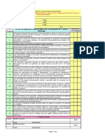 CP218 Checklist - Excavación