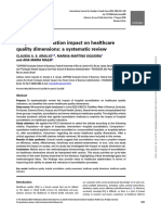 Hospital Accreditation Impact On Healthcare Quality Dimensions A Systematic Review