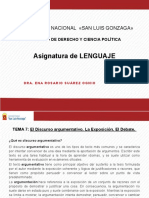 PPT7 Eldiscursoargumentativolaexposicionyeldebate