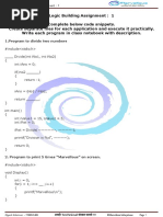 Marvellous Logic Building Asignment - 1