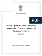 India Updated First Nationally Determined Contrib