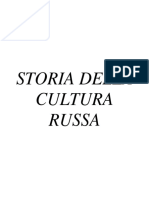 (LT) - Storia Della Cultura Russa Dall'epoca Imperiale A Quella Contemporanea