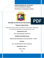 Informe Practica Pre Profesional