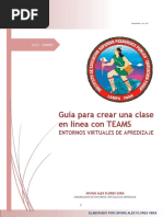 Guia para Crear Clase en Linea en TEAMS