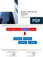 Gestión y Dirección de Empresas - Sesión 12