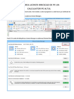 Portarea Licentei BricsCAD