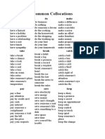 COLLOCATIONS