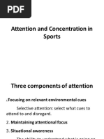 Attention and Concentration in Sports