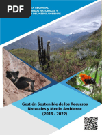 Gestión Sostenible de Los Recursos Naturales y Medio Ambiente 2019 - 2022