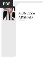 Muneeza Arshad: Content Writer