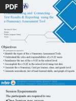 Session 4 - Communicating and Connecting Test Results and Reporting Using E-NAT