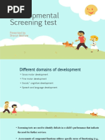 Developmental Screening Test