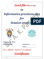 Complete Practical File of Class XII-IP 2020-21