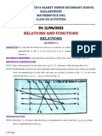 Class Xii (2022-23) Activities