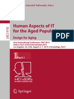 Zhou. J. (2015) - Human Aspects of IT For The Aged Population